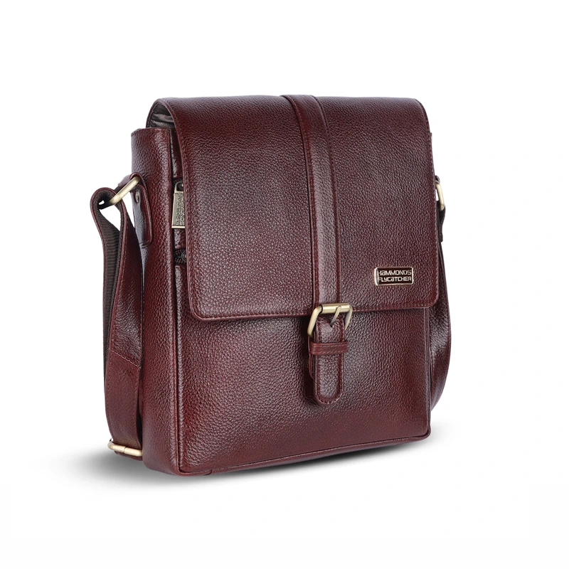 Чоловіча сумка через плече шкіряна Hammonds Flycatcher SB1164 Brown (Коричневий) — Hammonds Flycatcher