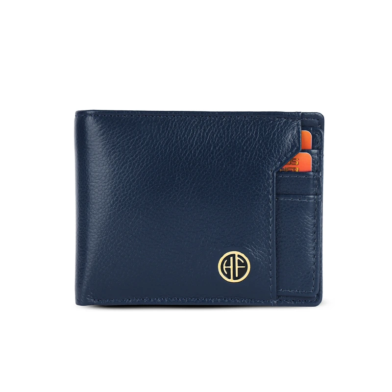 Чоловічий шкіряний гаманець Hammonds Flycatcher HF577 Blue (Синій)