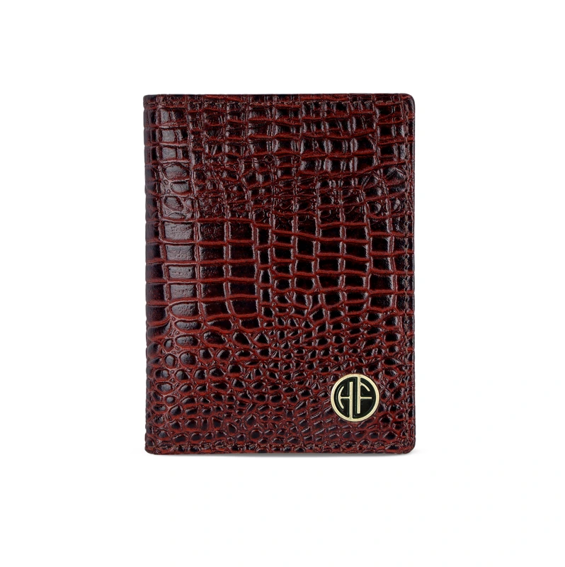 Шкіряний картхолдер Hammonds Flycatcher CC606 Croc Brown (Коричневий)