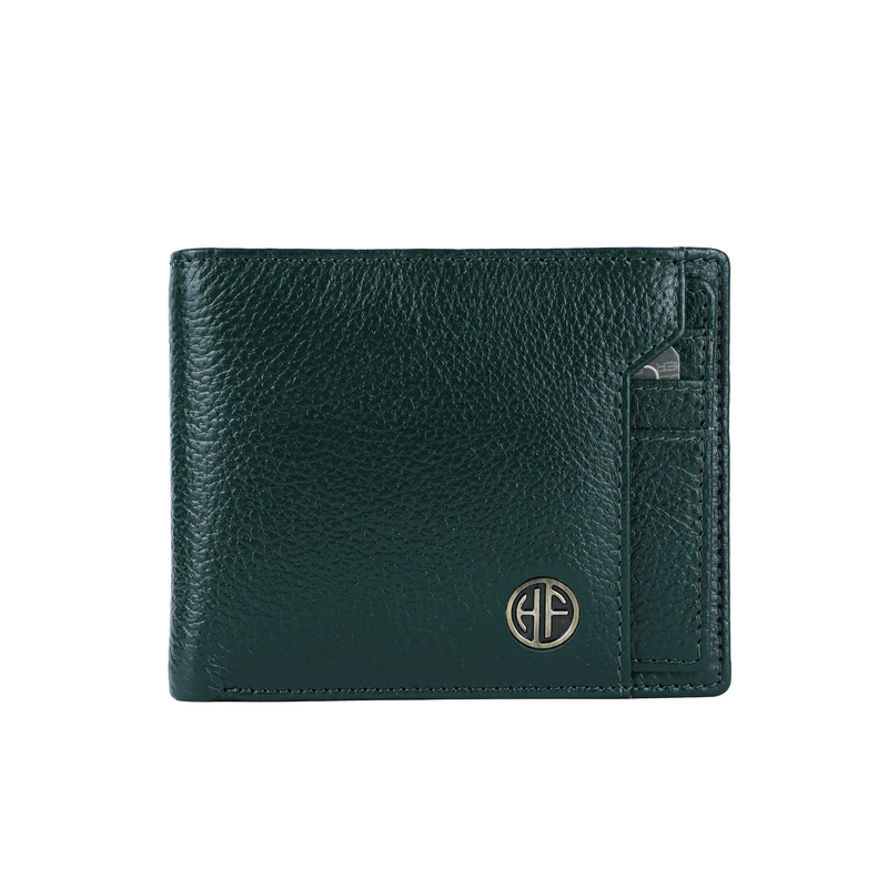 Чоловічий шкіряний гаманець Hammonds Flycatcher HF577 Green (Зелений)