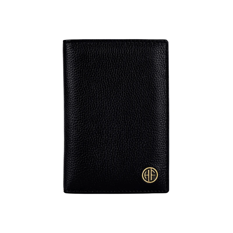 Шкіряна обкладинка для паспорта Hammonds Flycatcher PH602 Nappa Black (Чорний) — Hammonds Flycatcher