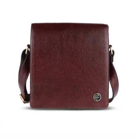 Чоловіча сумка через плече шкіряна Hammonds Flycatcher SB1159 Brown (Коричневий)