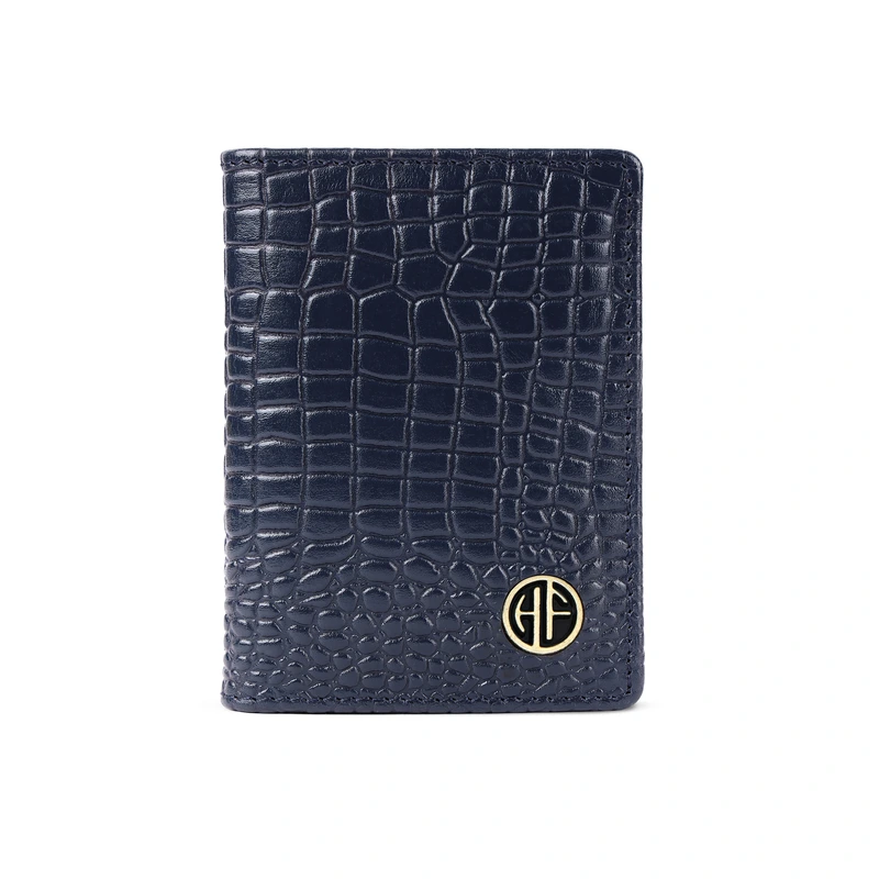Шкіряний картхолдер Hammonds Flycatcher CC606 Croc Blue (Синій) — Hammonds Flycatcher