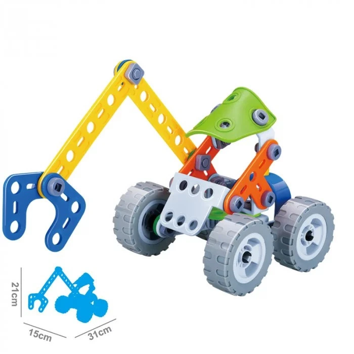 Конструктор Build&Play "Екскаватор" HANYE J-7704, 74 елементи — HANYE