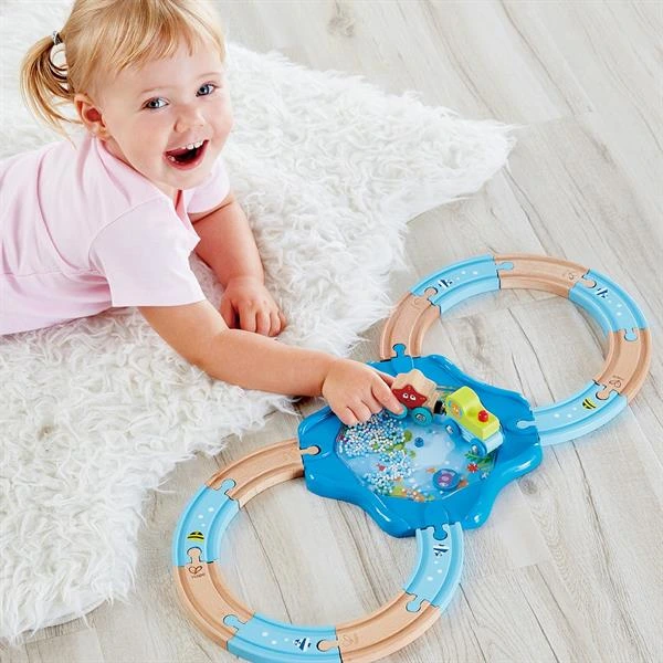 Іграшкова залізниця Hape Підводний світ 15 ел. (E3827) — Hape