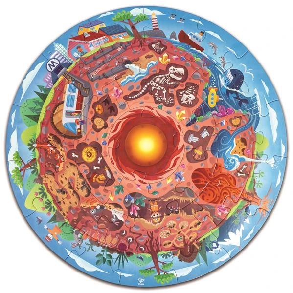 Пазл круглий Hape Підземний світ 36 ел. (E1637) — Hape