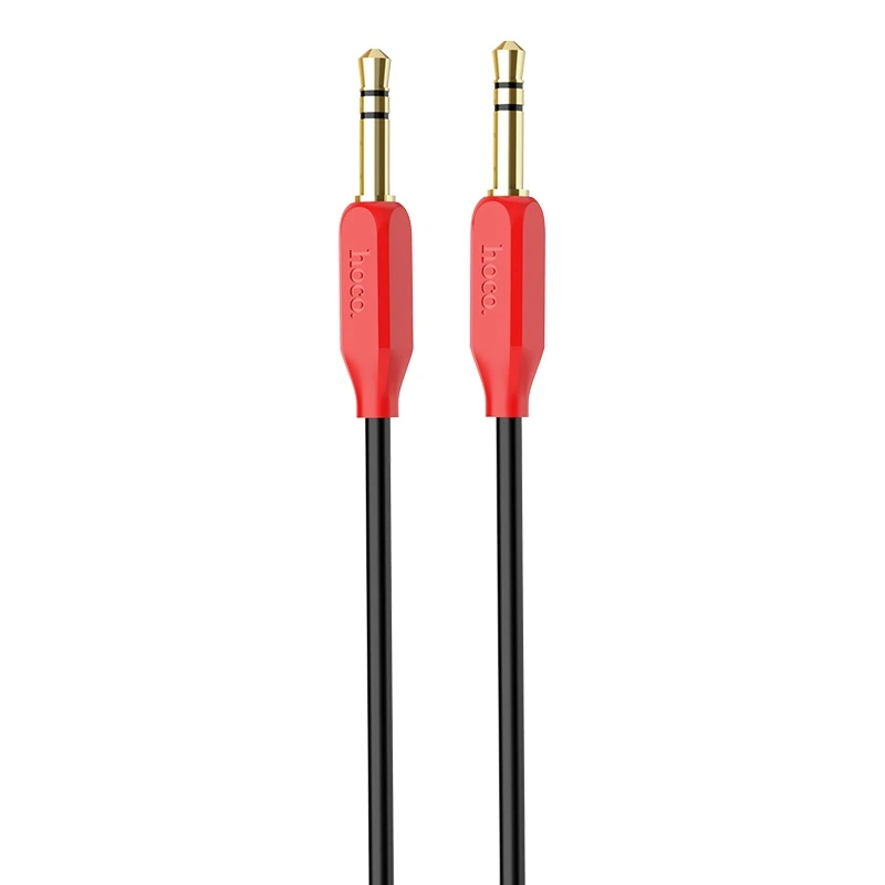 Аудіокабель HOCO UPA11 3.5mm male to 3.5mm male, TPE, 1m, Black — Hoco