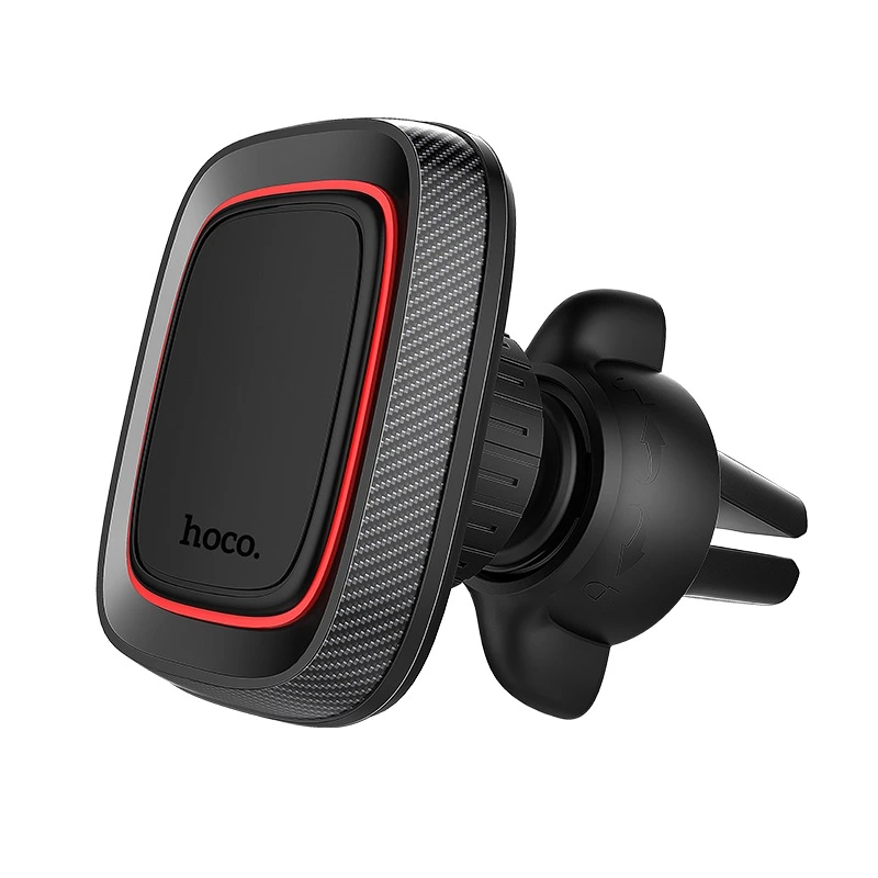 Автотримач для телефона HOCO CA23 Lotto series magnetic air outlet holder Black — Hoco