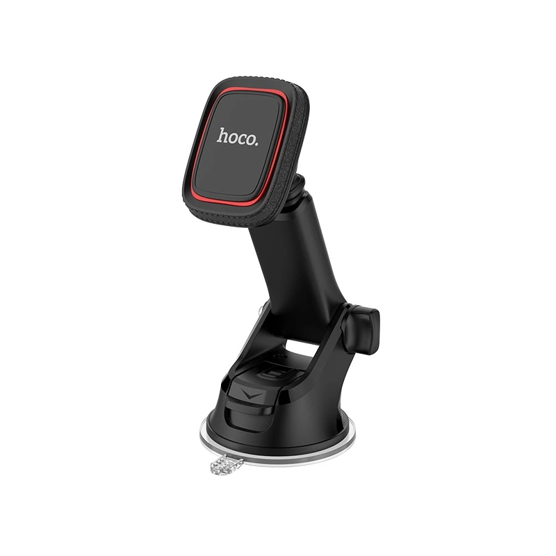Автотримач для телефона HOCO CA42 Cool Journey in-car dashboard holder with stretch rod Black/Red — Hoco