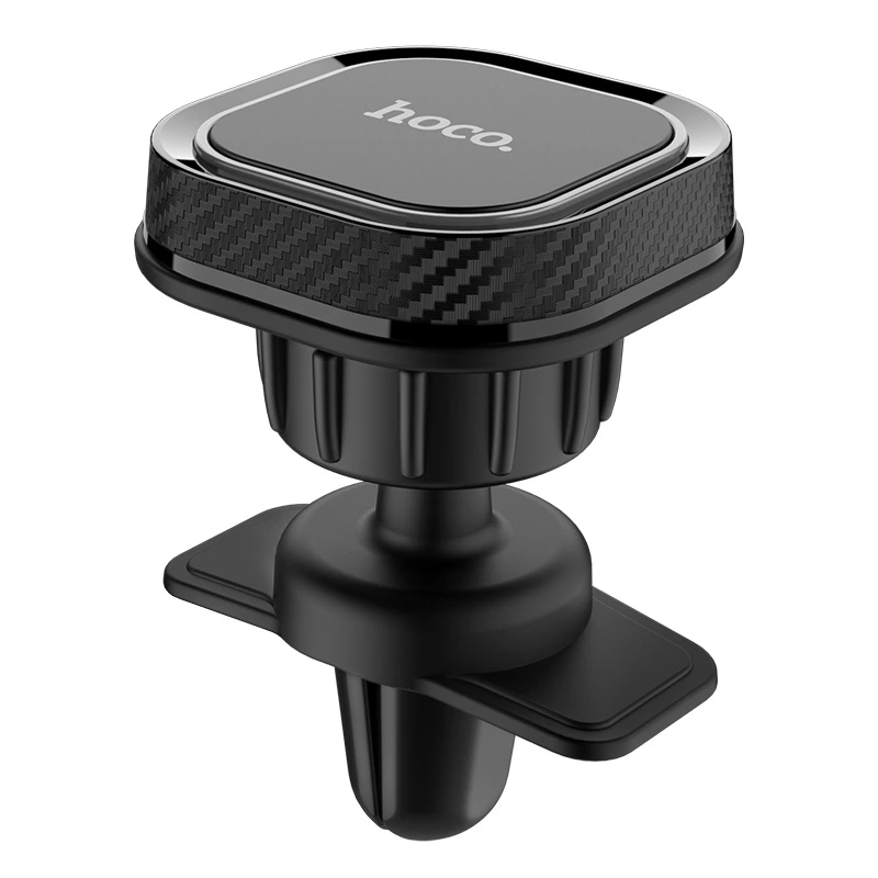Автотримач для телефона HOCO CA52 Intelligent air outlet in-car holder Black+Gray — Hoco
