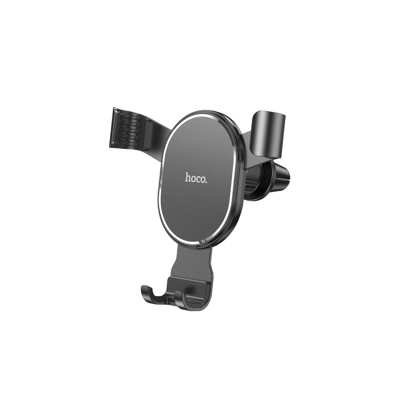Автотримач для телефона HOCO CA56 Plus Armor metal gravity car holder Black — Hoco