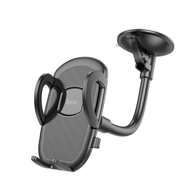 Автотримач для телефона HOCO H10 General car holder(windshield) Black — Hoco
