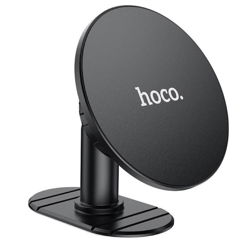 Автотримач для телефона HOCO H13 Fine jade ring magnetic car holder(center console) Black — Hoco