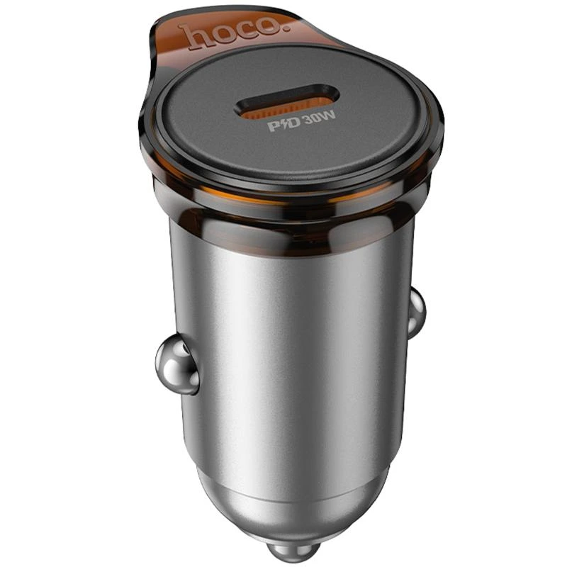 АЗП Hoco NZ16 Rigorous PD30W (1USB-C) Metal grey