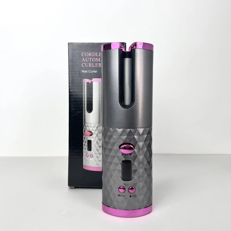 Бездротова автоматична плойка для завивки волосся YX-801 5000mAh (Сірий) — Hoco
