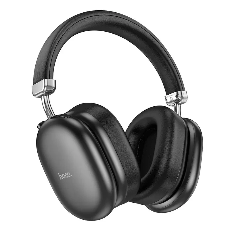 Бездротові накладні навушники HOCO W35 Max Auspicious ANC noise reduction BT headphones Black — Hoco
