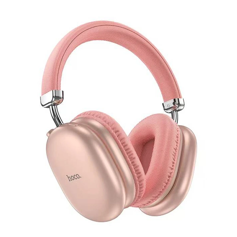 Бездротові накладні навушники HOCO W35 Max Joy BT headphones Pink — Hoco