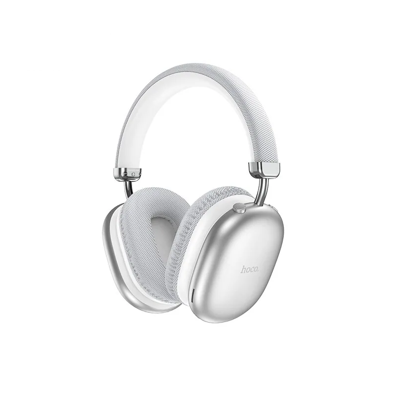 Бездротові накладні навушники HOCO W35 Max Joy BT headphones Silver — Hoco