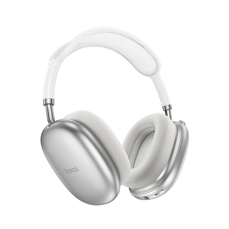 Бездротові накладні навушники HOCO W55 Pleasing BT headphones Silver — Hoco