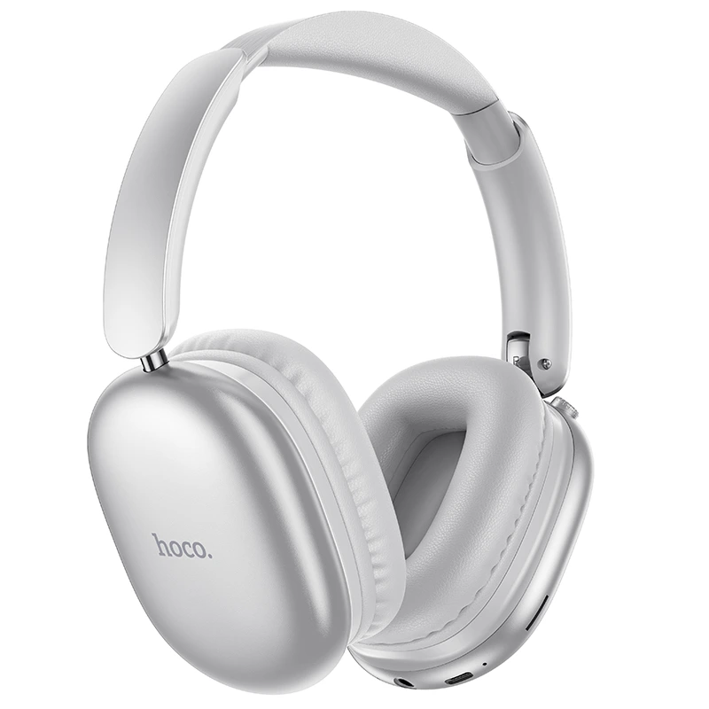 Бездротові накладні навушники HOCO W73 Graceful BT headphones(App) Silver
