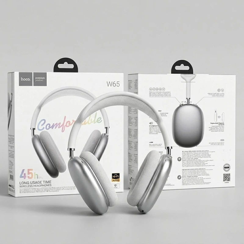Бездротові навушники Hoco Pro Max W65 Plus ANC (Білий)