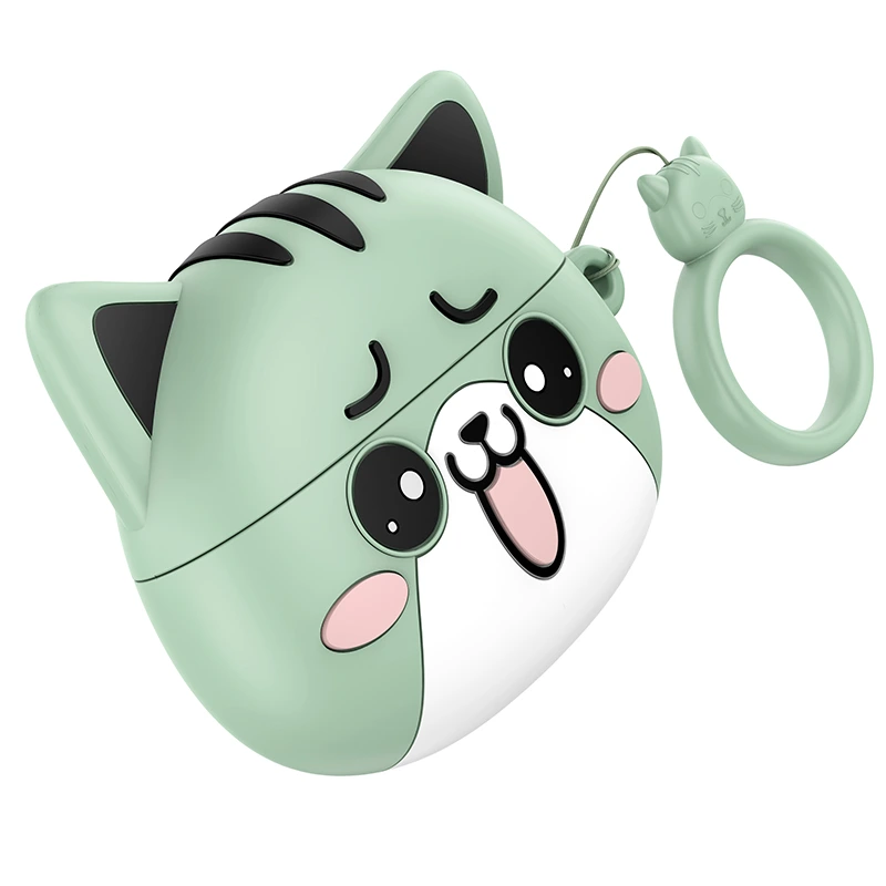 Бездротові навушники TWS HOCO EW48 Mint Cat