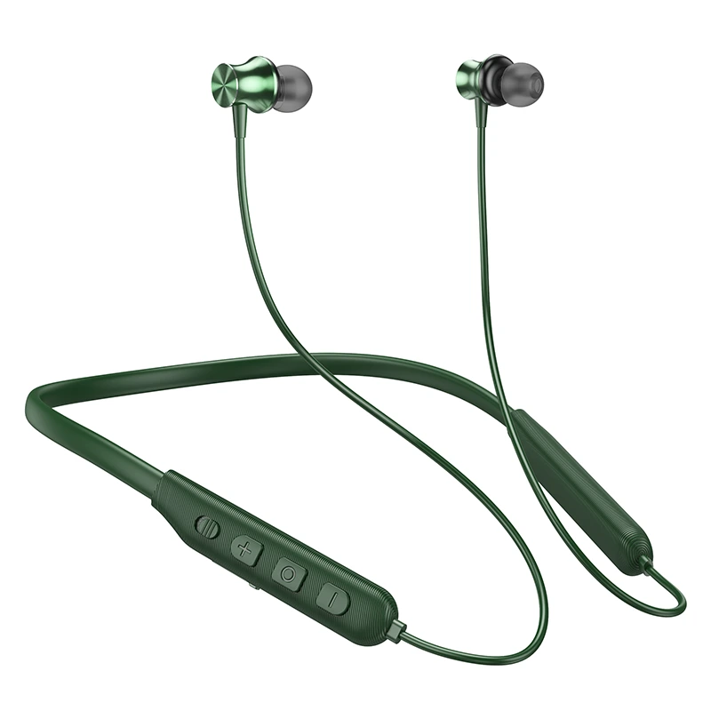 Бездротові спортивні навушники HOCO ES64 Easy Sound sports BT earphones Dark Green — Hoco