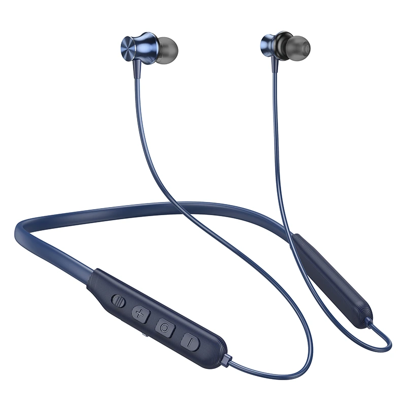 Бездротові спортивні навушники HOCO ES64 Easy Sound sports BT earphones Navy Blue — Hoco