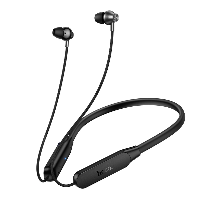 Бездротові спортивні навушники HOCO ES78 Naya neck-mounted BT earphones Black — Hoco