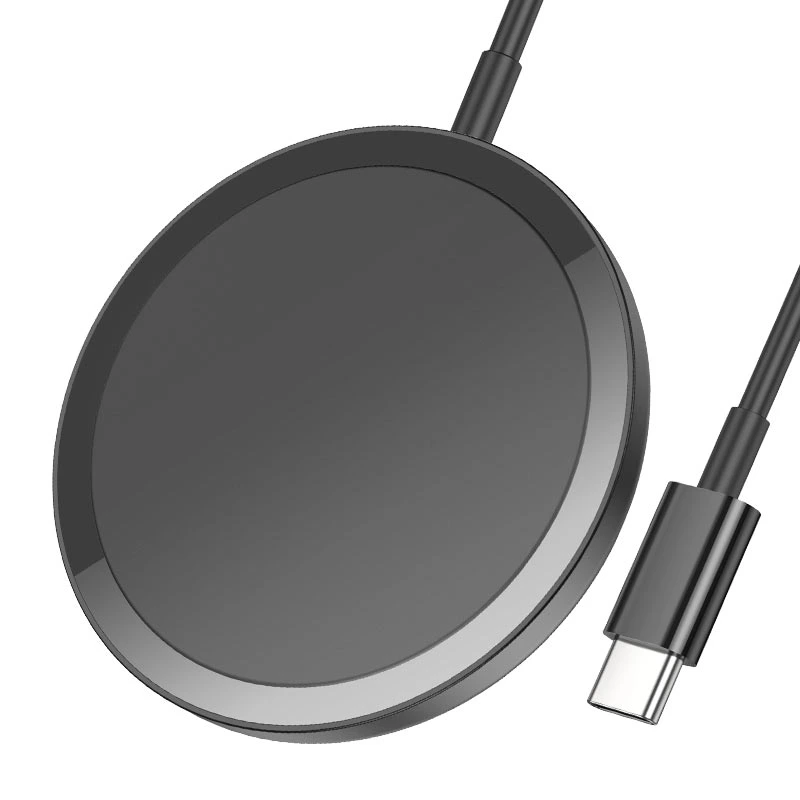 Бездротовий зарядний пристрій HOCO CW52 Enjoy magnetic wireless fast charging Black