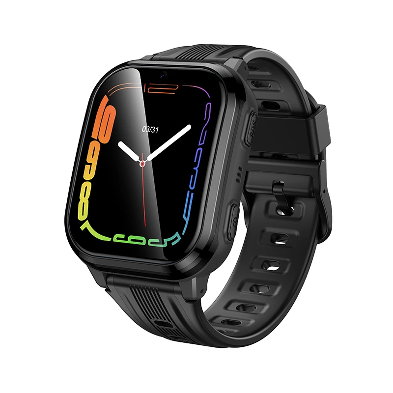 Дитячий смарт-годинник HOCO Y108 4G children phone-watch Black — Hoco