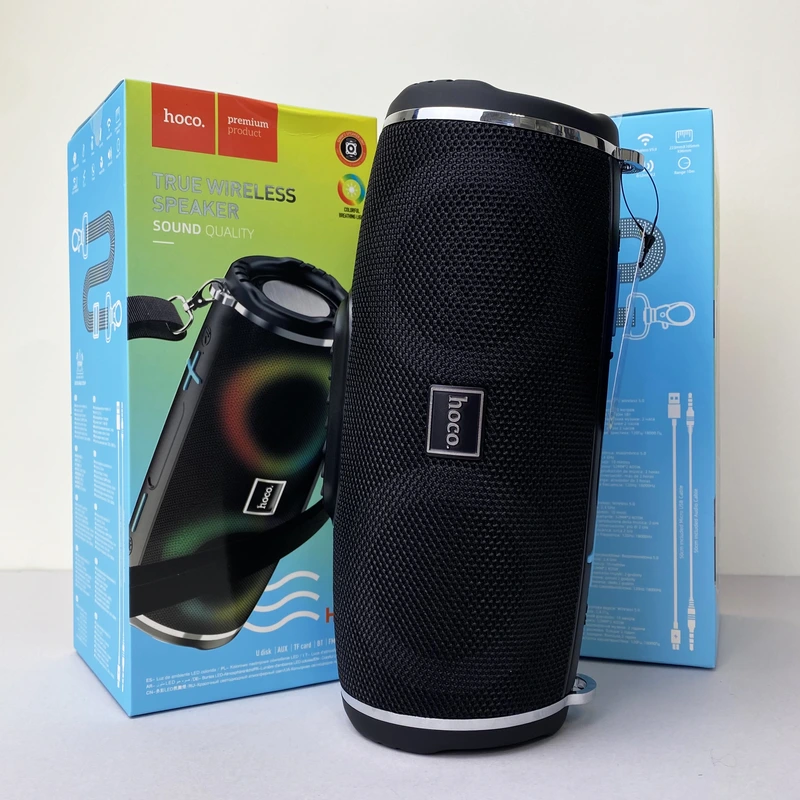 Бездротова колонка Hoco HC12 Colorful (Чорний) — Hoco