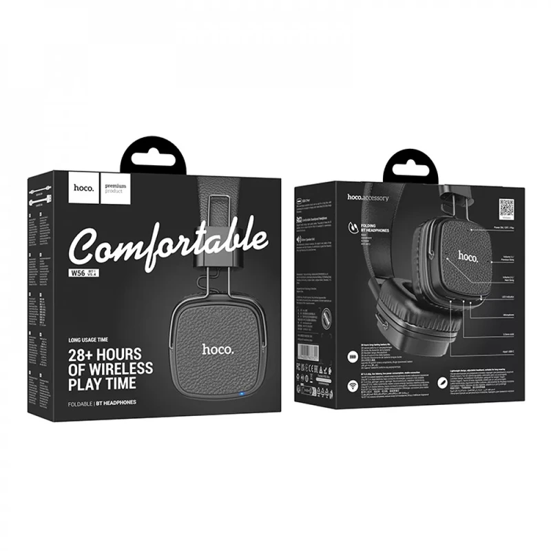 Бездротові навушники Hoco W56 (Чорний) — Hoco