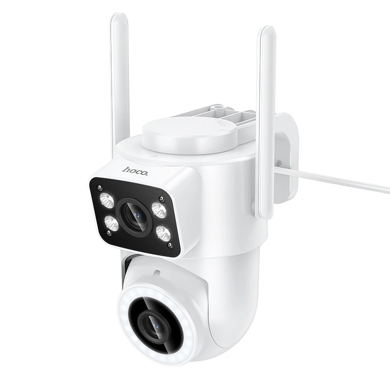 IP-камера відеоспостереження HOCO D9 outdoor PTZ HD camera White