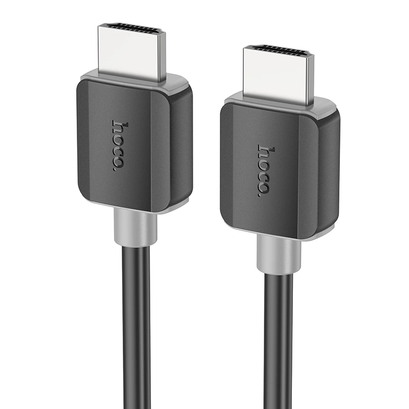 Кабель HOCO US08 HDTV 2.0 male-to-male 4K HD data cable(L=1M) Black