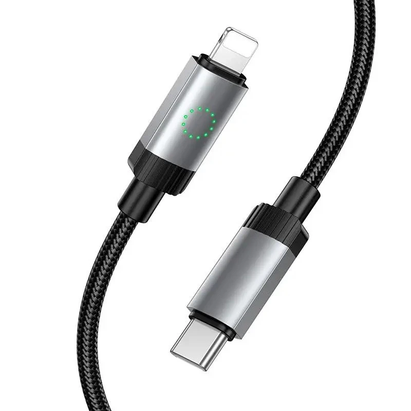 Кабель HOCO X117 Star PD27W charging data cable iP Black