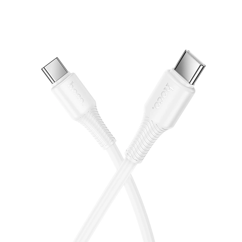 Кабель HOCO X120 Beneficio 60W charging data cable C to C White