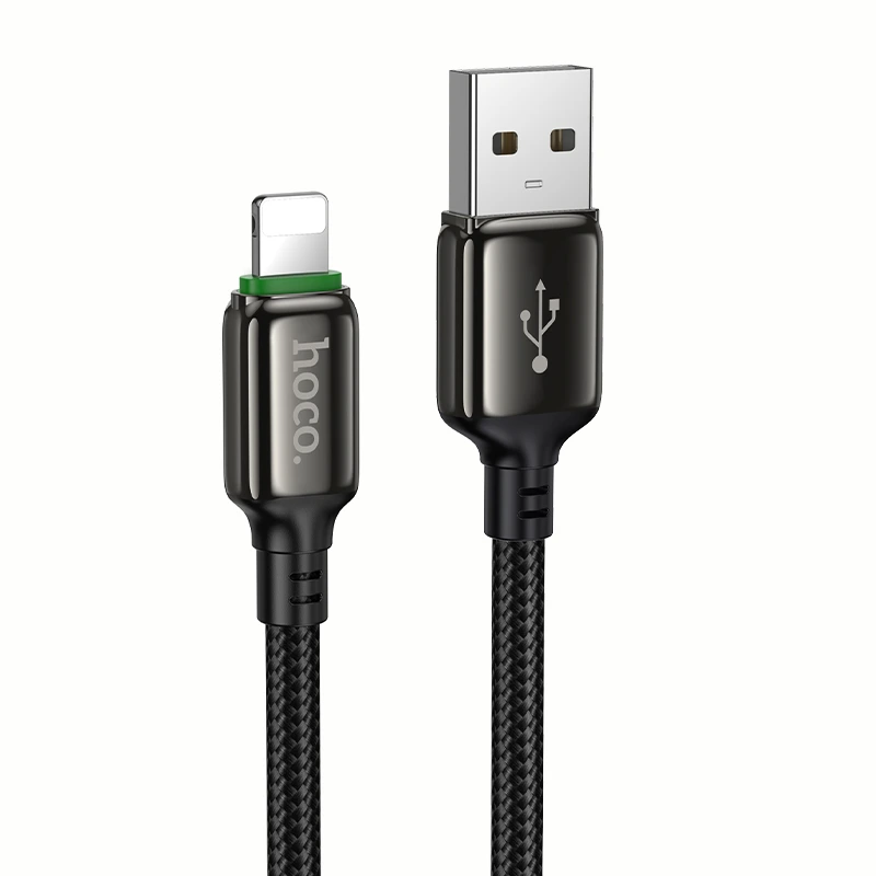 Кабель HOCO X127 Exceed charging data cable iP Black — Hoco