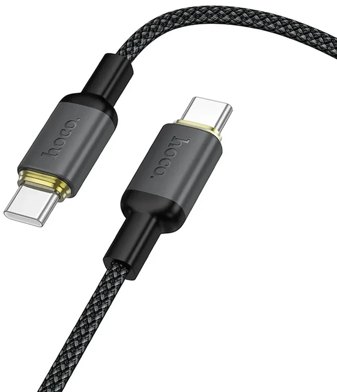Кабель HOCO X128 Benefit charging data cable C to C Black