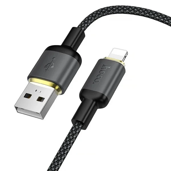 Кабель HOCO X128 Benefit charging data cable iP Black