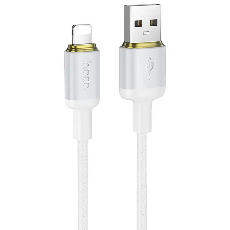 Кабель HOCO X128 Benefit charging data cable iP White — Hoco