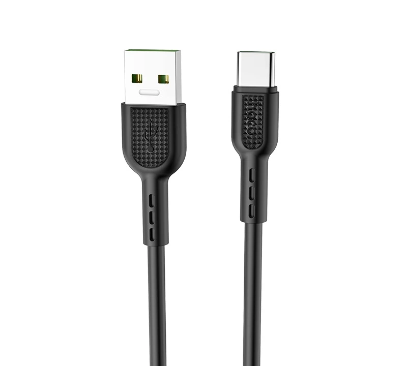 Кабель HOCO X33 Type-C 5A Surge charging data cable Black