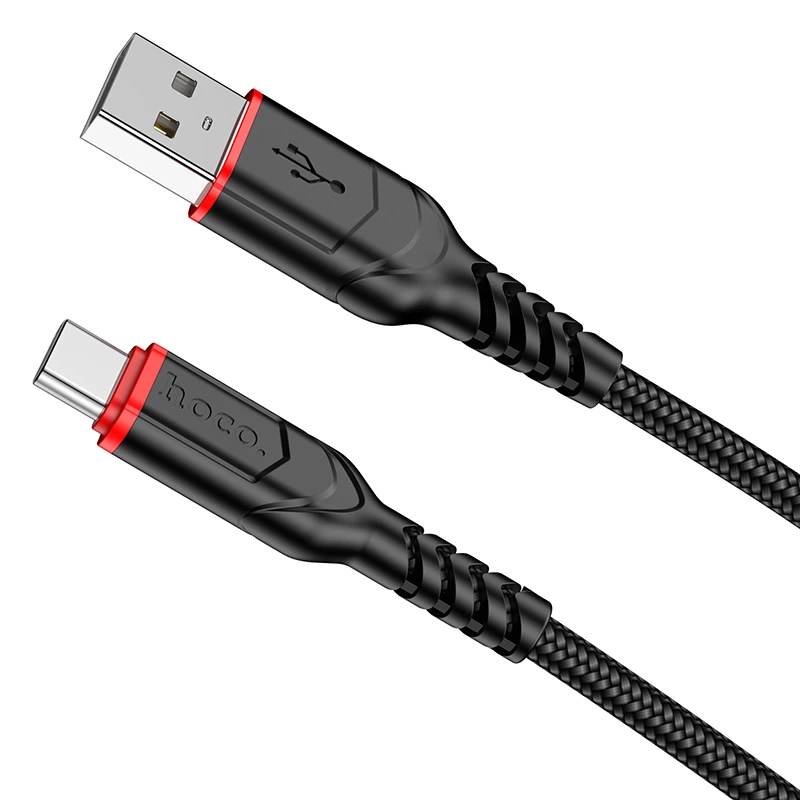 Кабель Hoco X59 Victory charging data cable Type-C(L=2M) Black — Hoco