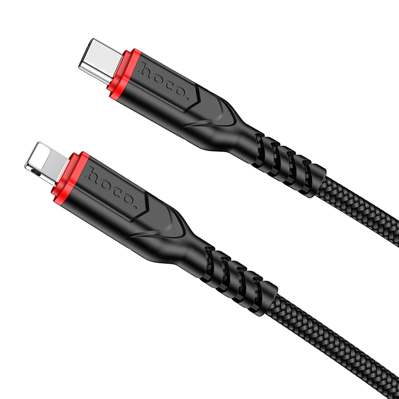 Кабель Hoco X59 Victory PD charging data cable iP(L=1M) Black