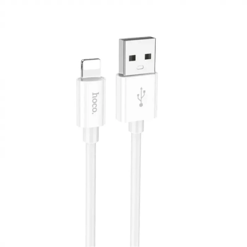 Кабель HOCO X87 Magic silicone charging data cable for iP White — Hoco