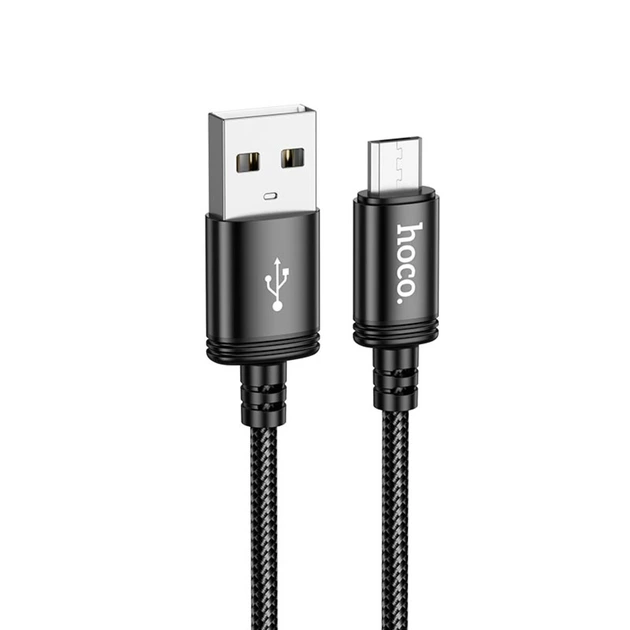Кабель HOCO X89 Wind charging data cable Micro Black — Hoco