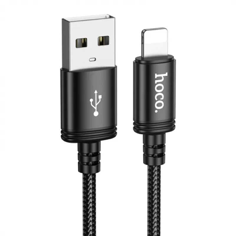 Кабель HOCO X91 Radiance charging data cable for iP(L=3M) Black — Hoco
