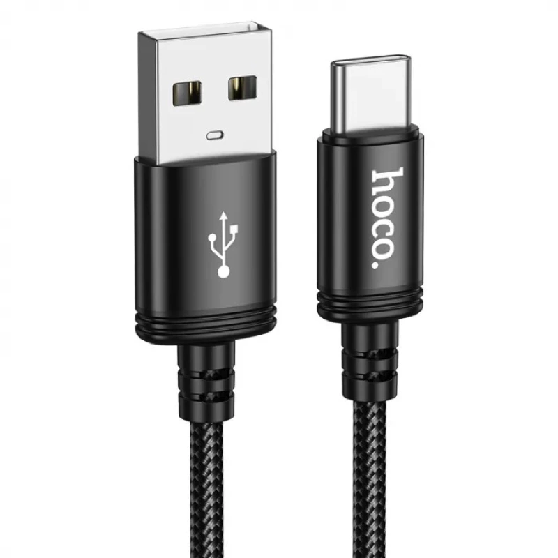 Кабель HOCO X91 Radiance charging data cable for Type-C(L=3M) Black — Hoco