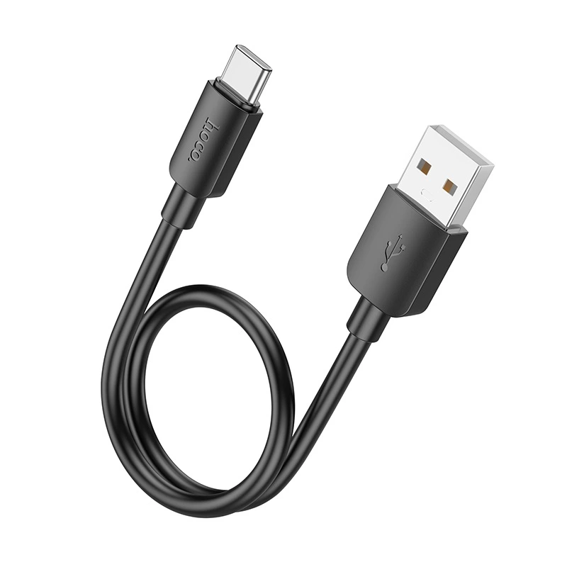 Кабель HOCO X96 Hyper 27W charging data cable Type-C (L=0.25M) Black — Hoco