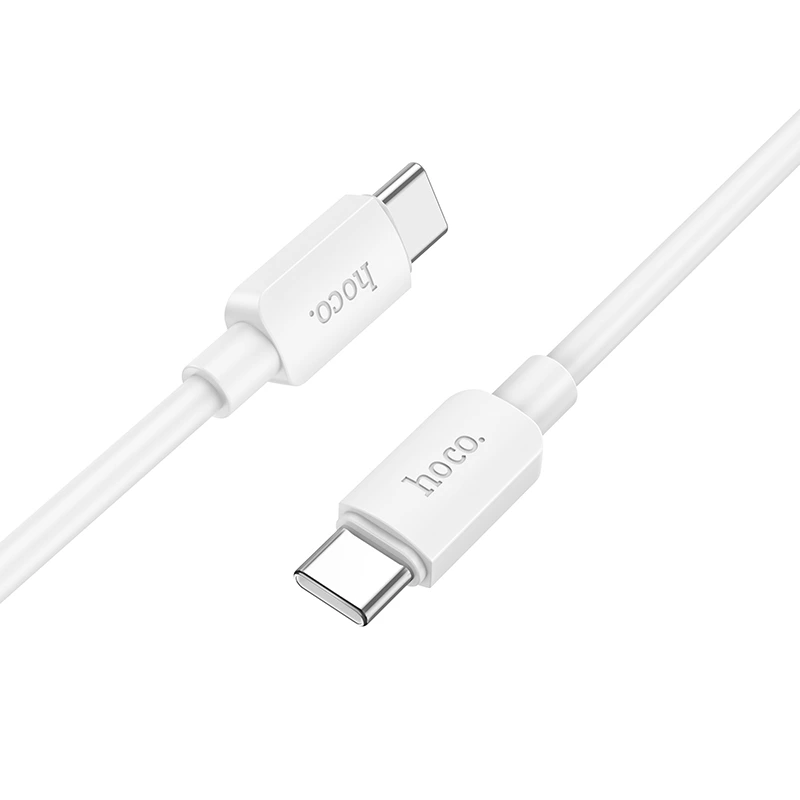 Кабель HOCO X96 Hyper 60W fast charging data cable Type-C to Type-C White